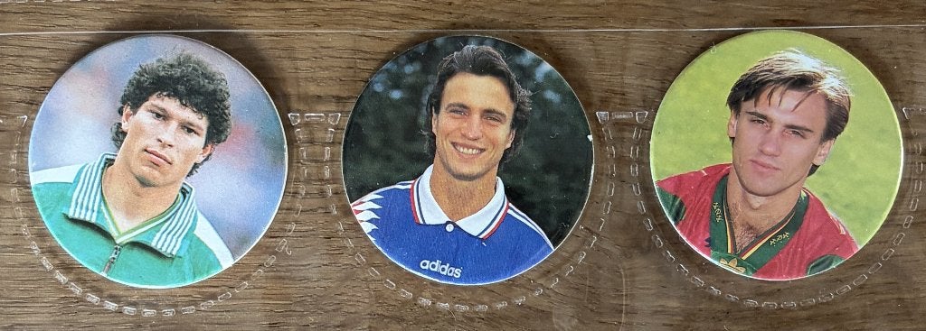 Panini Caps Snickers - Euro '96 (1996) 3 caps, Collections, Flippos, Collection, Enlèvement ou Envoi