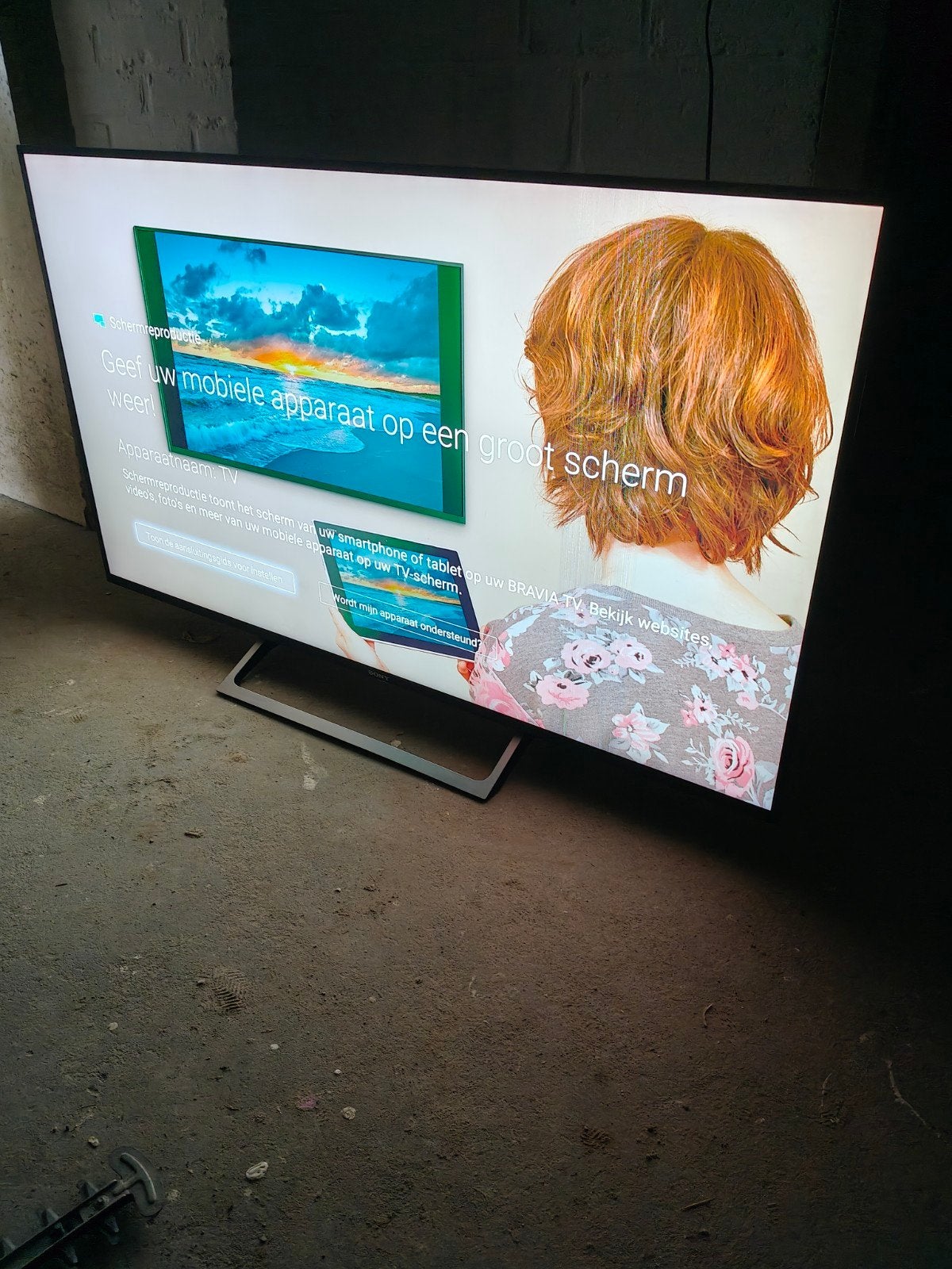 Sony Bravia 55 pouces 2018 endommagé, TV, Hi-fi & Vidéo, Enlèvement, Sony