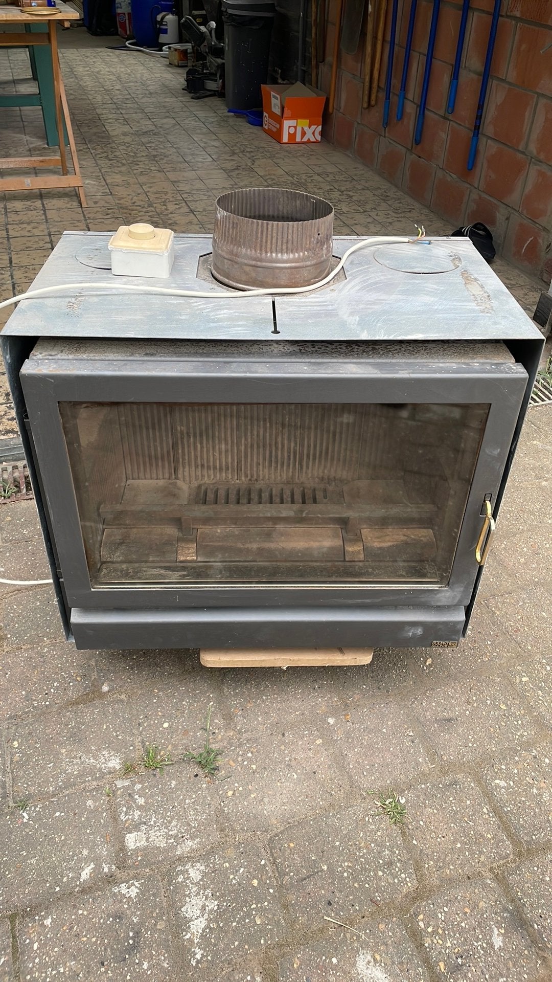 Bodart & Gonay infire 683 9kW, Huis en Inrichting, Kachels, Gebruikt, Inbouw, Allesbrander, Hout, Ophalen