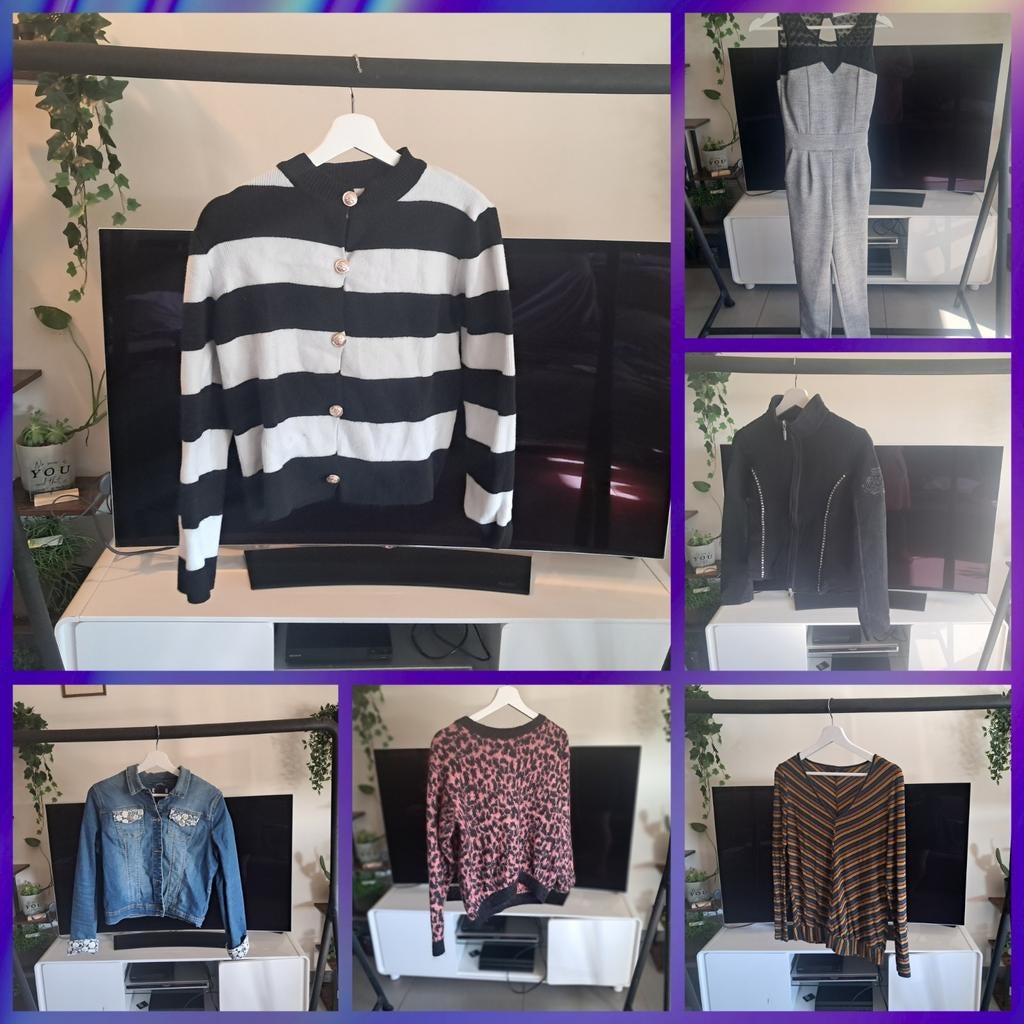 13 banaandozen kledij en axesoires, Kleding | Dames, Ophalen, Maat 36 (S)