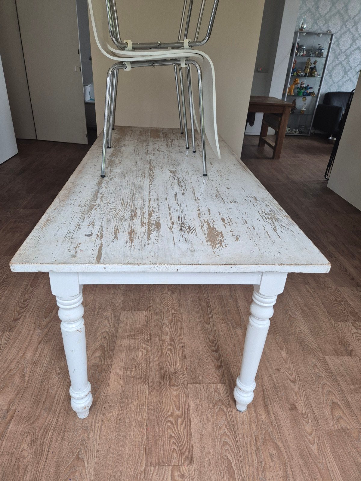 witte landelijke tafel, Huis en Inrichting, Ophalen
