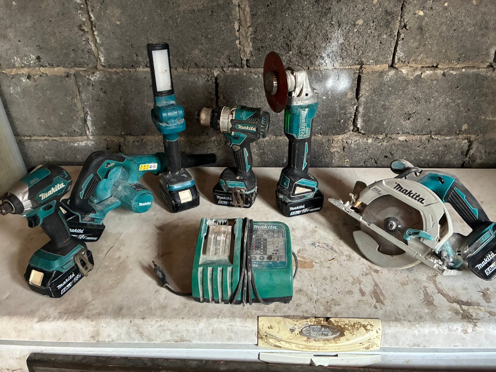 Makita set, Doe-het-zelf en Bouw, Ophalen, Gebruikt