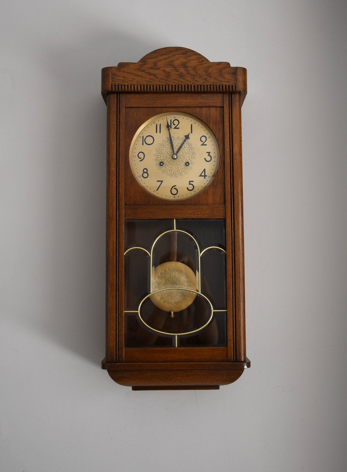 Antieke Wandklok (Bakregulateur) - Junghans, Ophalen