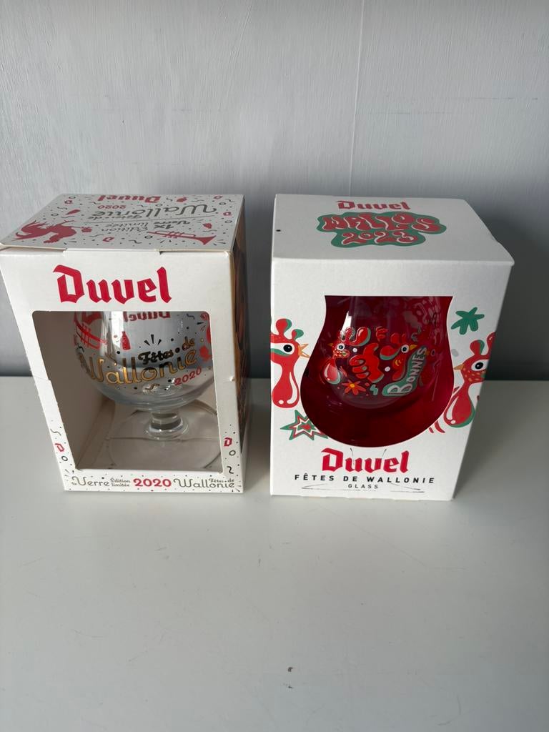 2 DUVEL-brillen, Feestdagen in Wallonië 2020 en 2023, Verzamelen, Ophalen of Verzenden, Nieuw