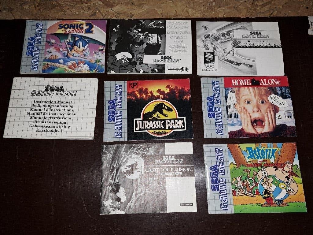 Sega Game Gear handleidingen, Consoles de jeu & Jeux vidéo, Enlèvement ou Envoi, Utilisé, Game Gear