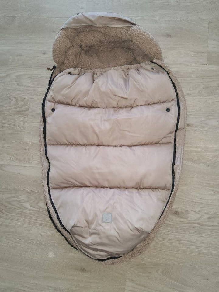 Chancelière Jollein Milky Coffee, Enfants & Bébés, Couvertures, Sacs de couchage & Produits pour emmailloter, Jollein, Comme neuf