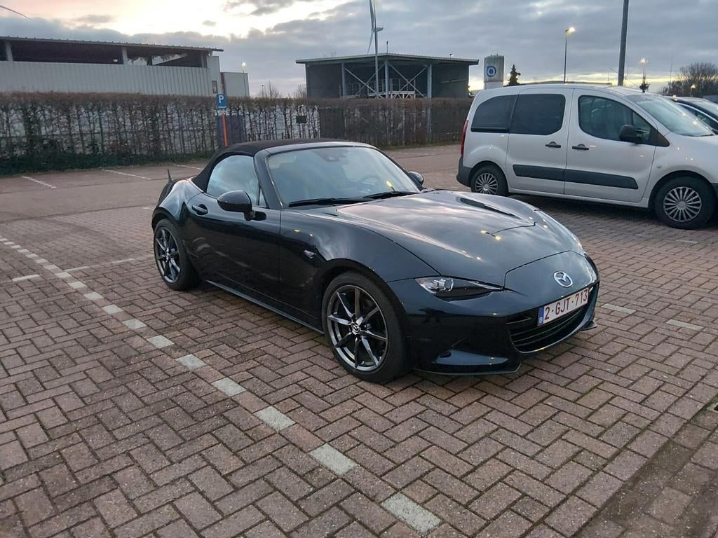 Mazda MX-5 2.0 184 pk ND2 met extra"s, Auto's, 1998 cc, 4 cilinders, Cabriolet, Zwart