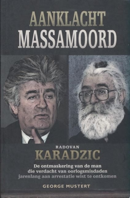 (a589) Aanklacht massamoord, Radovan Karadzic, Boeken, Oorlog en Militair, Ophalen of Verzenden, Gelezen