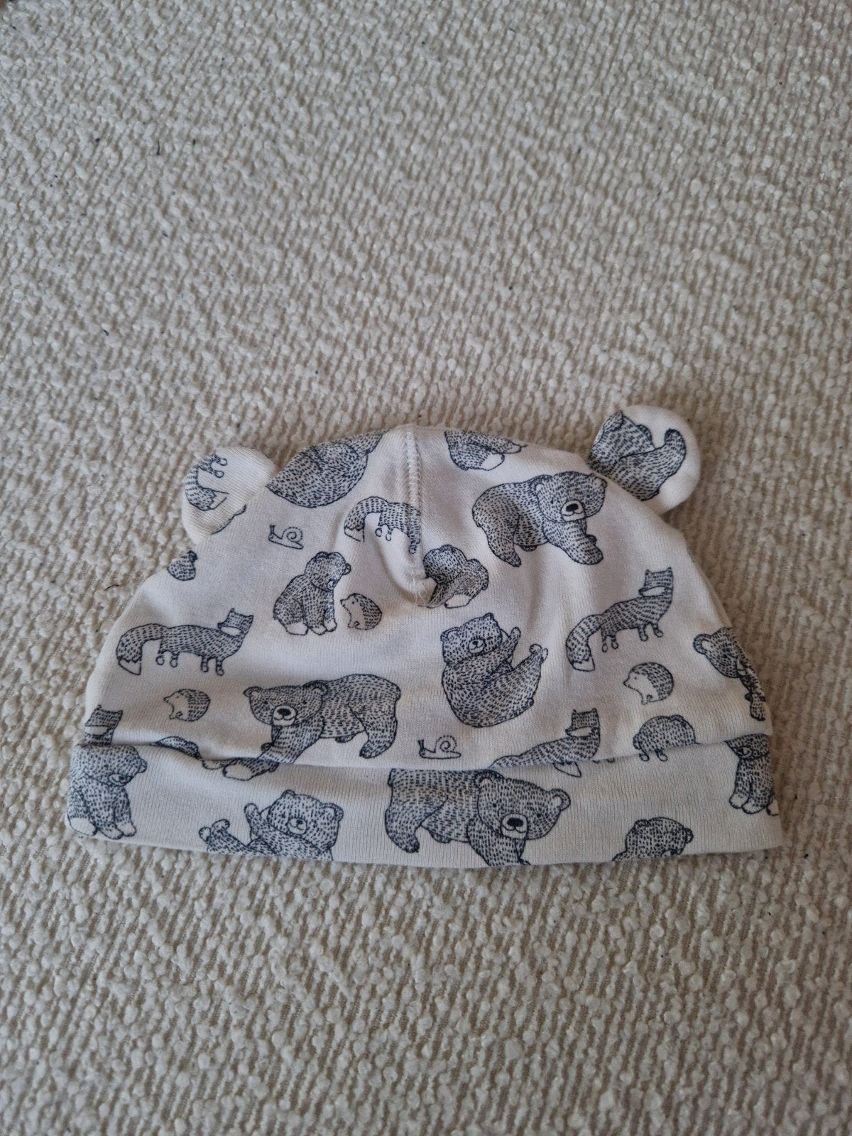 Baby mutsje thema beertje, Ophalen of Verzenden