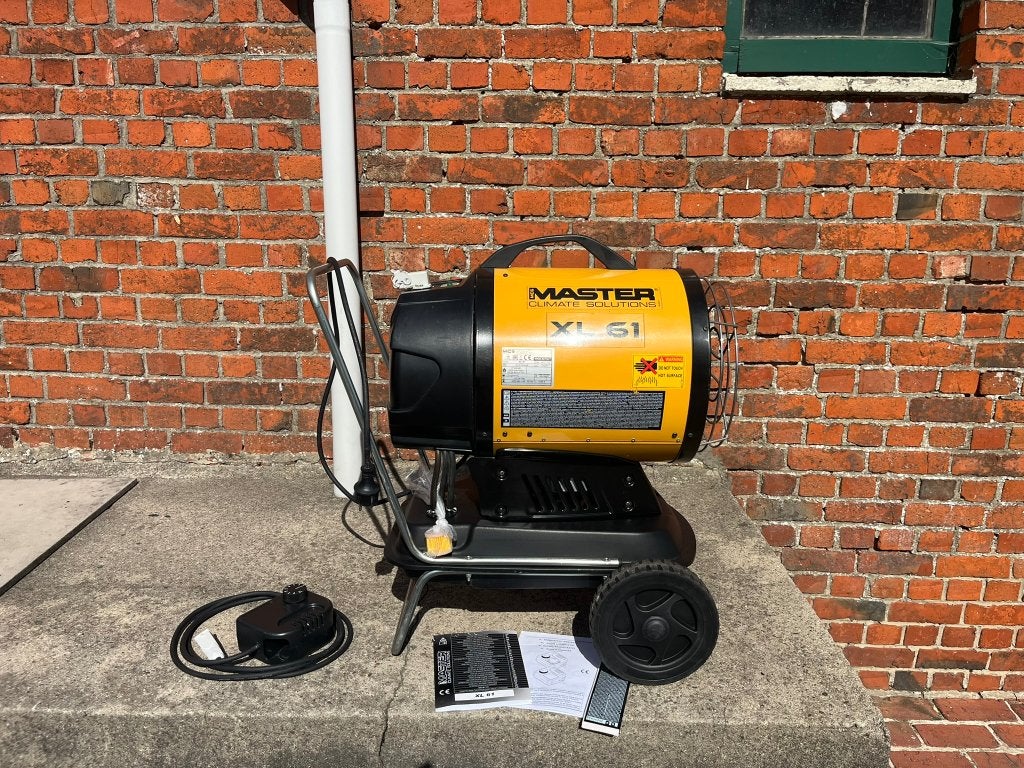 MCS MASTER XL 61 infrarood stookolie/diesel warmte kanon, Doe-het-zelf en Bouw, Ophalen, 30 tot 80 cm, Kachel, Zo goed als nieuw