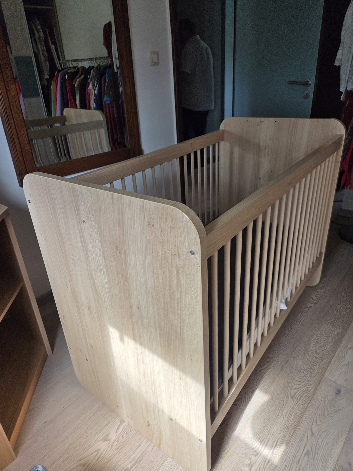 Kwalitatief babybed inclusief matras, Ophalen, Zo goed als nieuw, Ledikant