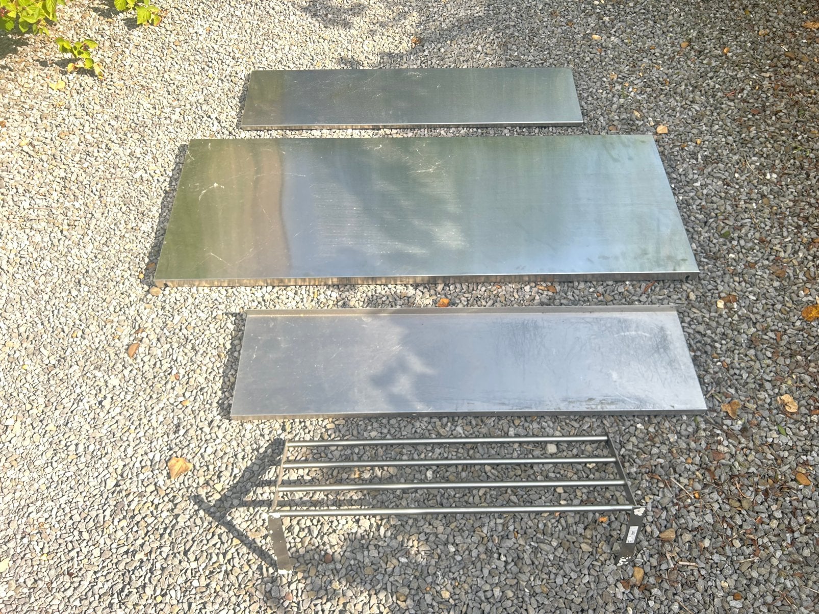 RVS platen en rek - Diverse maten, Doe-het-zelf en Bouw, Ophalen, Zo goed als nieuw