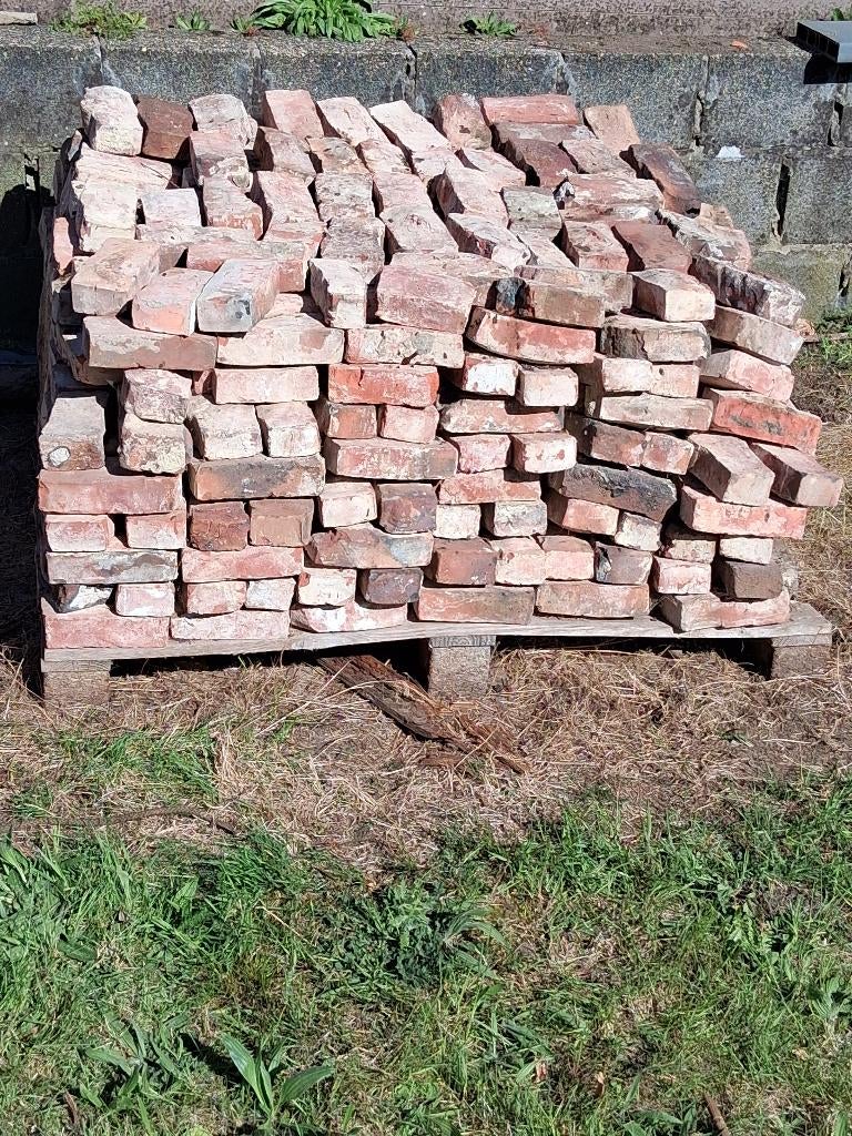 Oude handvorm scheldestenen, misbaksels, Doe-het-zelf en Bouw, Ophalen, Gebruikt, Bakstenen