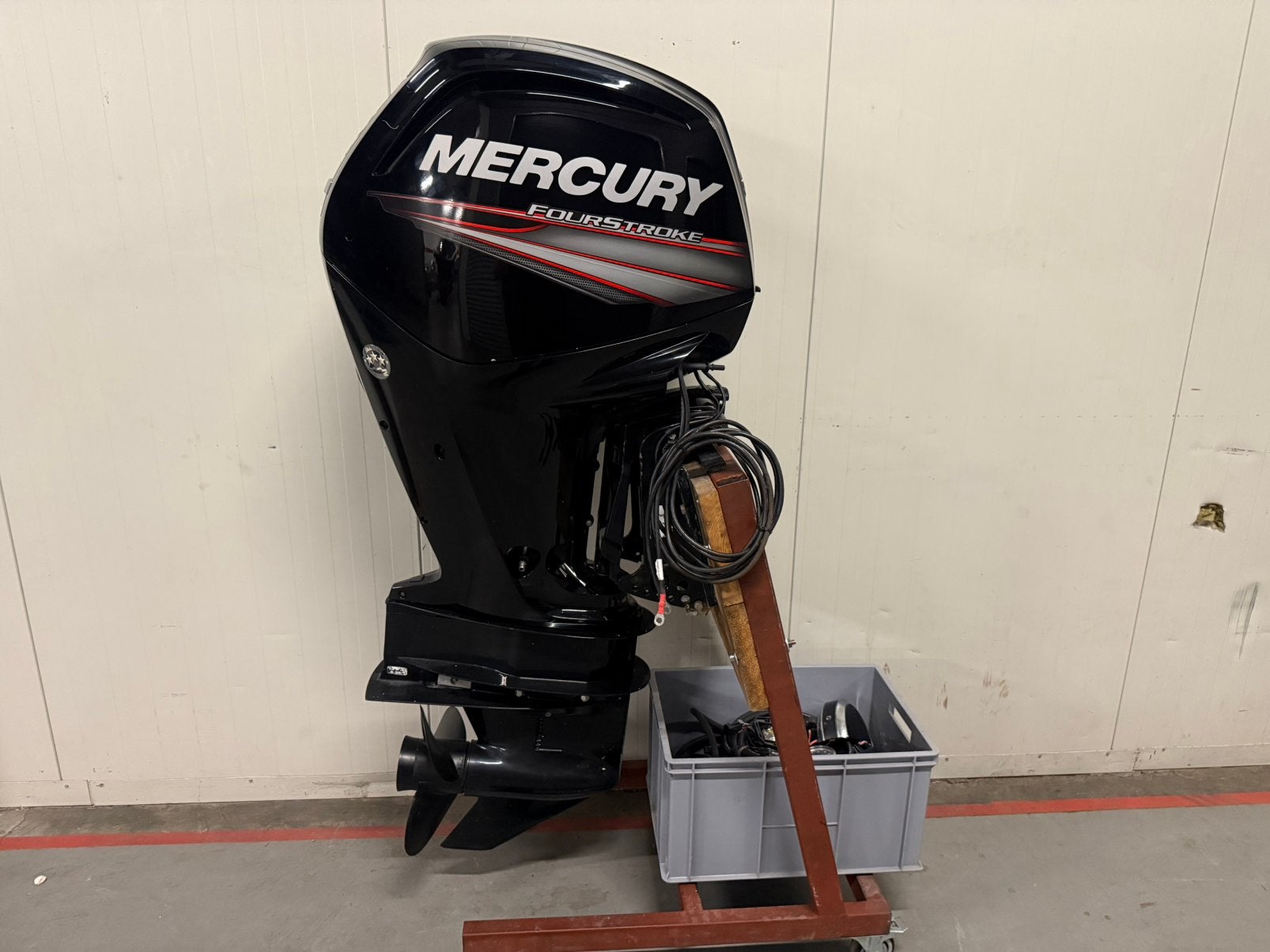 Mercury F100 XL EFI buitenboordmotor 4 takt 100 pk 2017, Watersport en Boten, Ophalen, Gebruikt, Met afstandsbediening, 30 pk of meer
