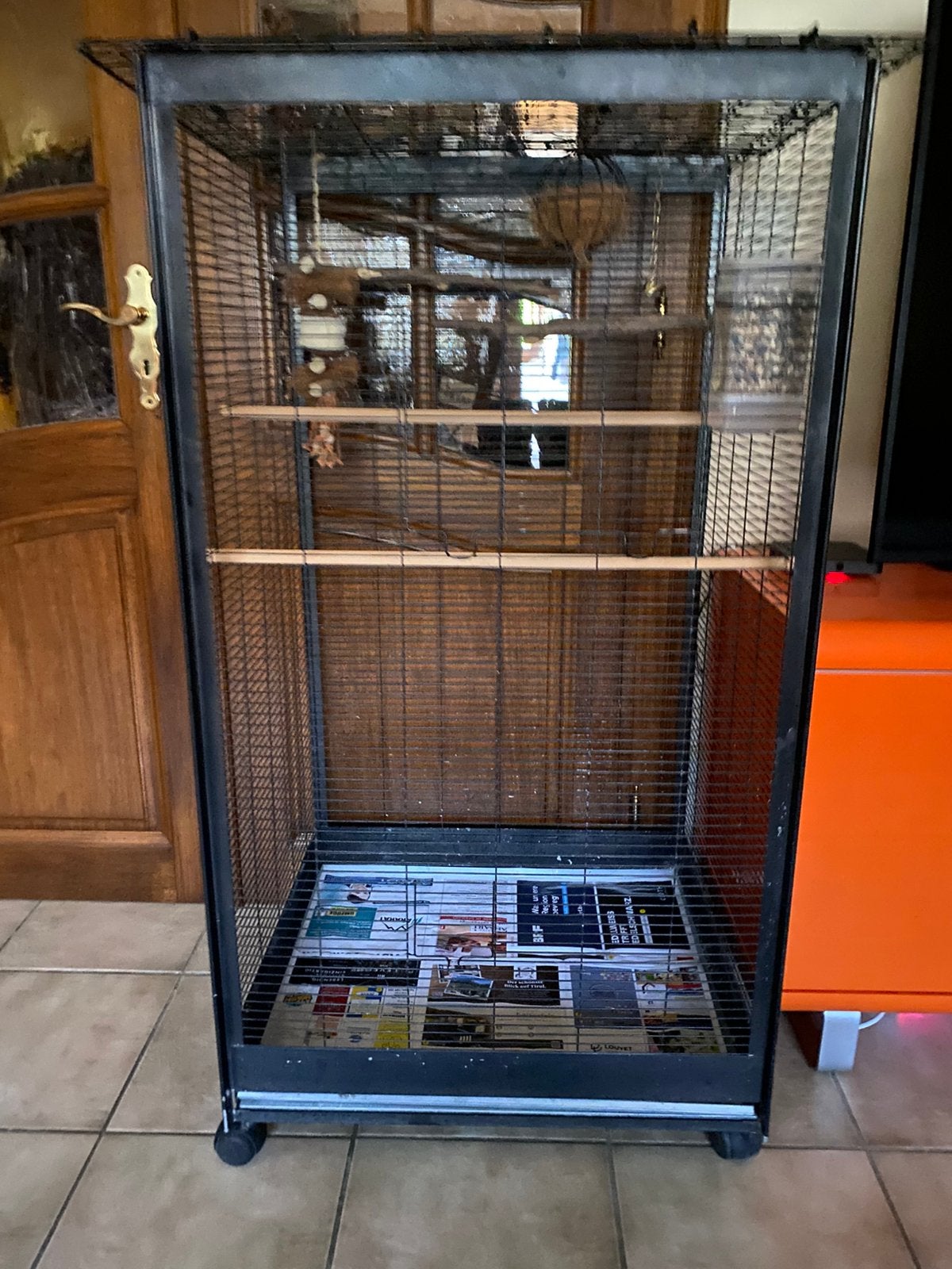 Grande cage à oiseaux, Animaux & Accessoires, Enlèvement, Utilisé, Cage à oiseaux
