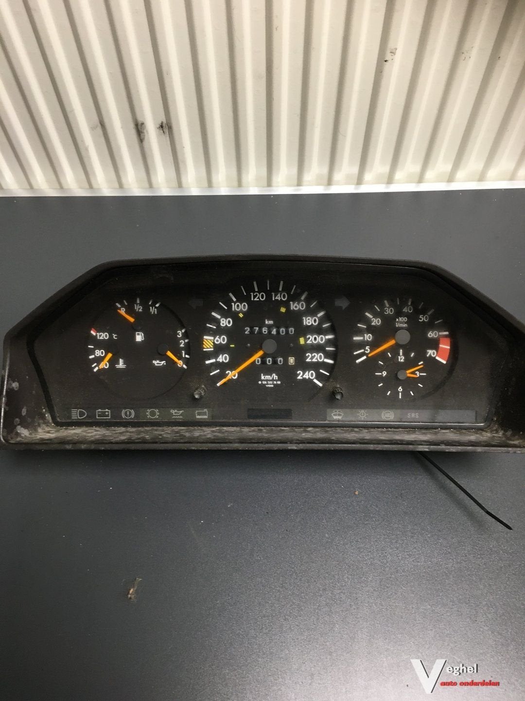 Mercedes W124    Km Tellerklok   124 542 7469, -, Utilisé, -, -