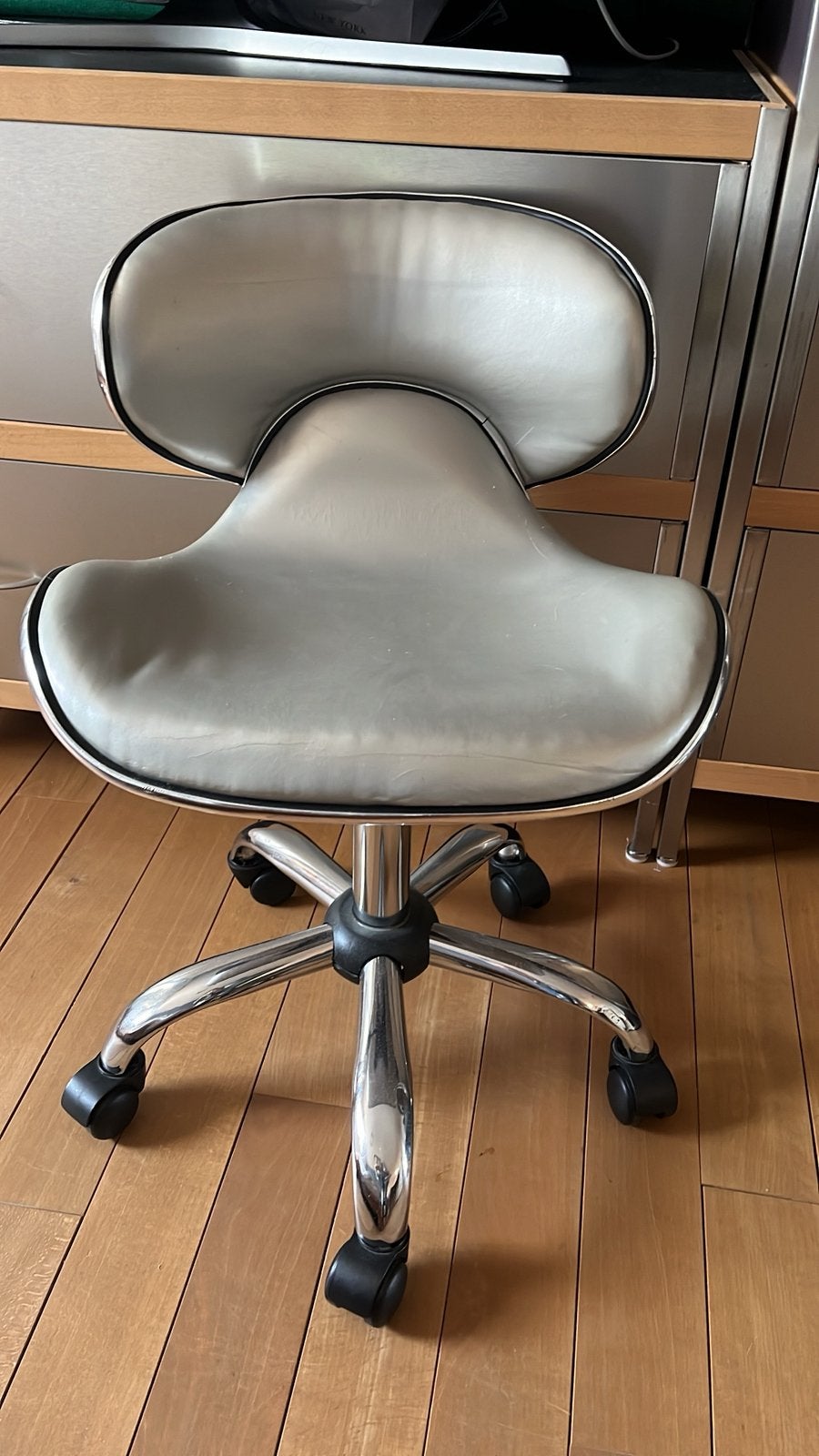 Chaise de bureau à roulette, Enlèvement, Utilisé, Gris, Chaise de bureau