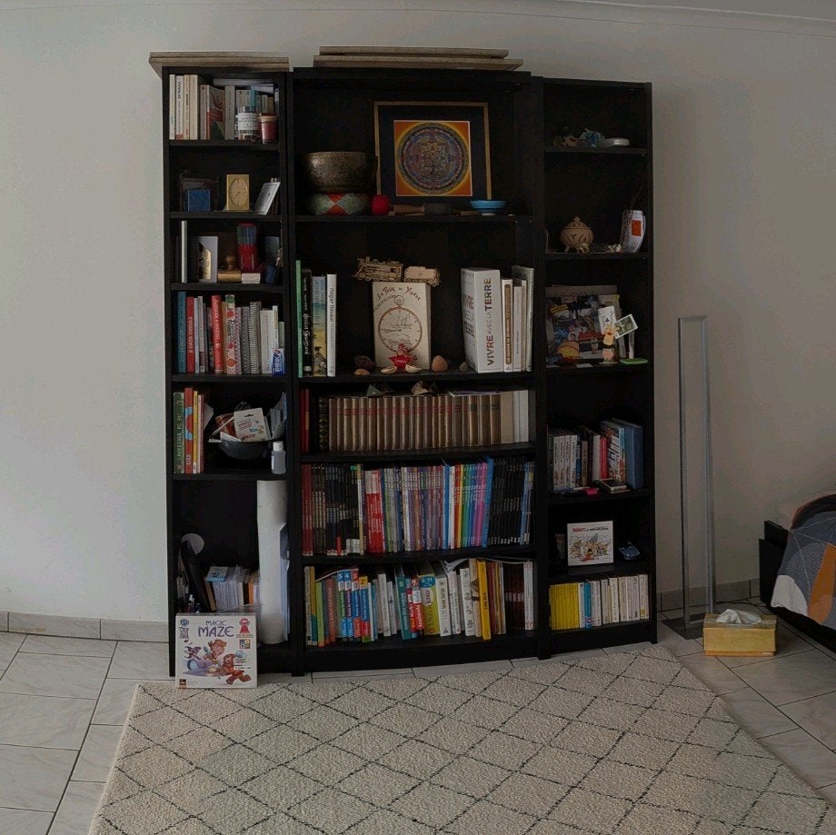 Bibliothèque IKEA BILLY  3 éléments noirs(160x202 cm), Maison & Meubles, Armoires | Bibliothèques, 150 à 200 cm, 200 cm ou plus