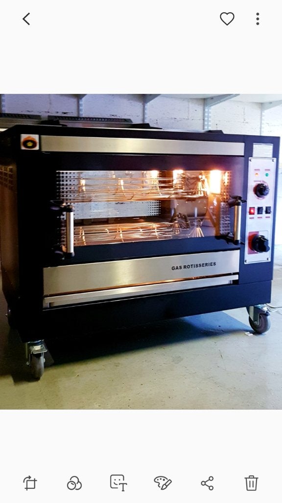 Rotissoire Pro 4 balancelles Gaz neuve Garantie, Articles professionnels, Horeca | Équipement de cuisine, Enlèvement ou Envoi