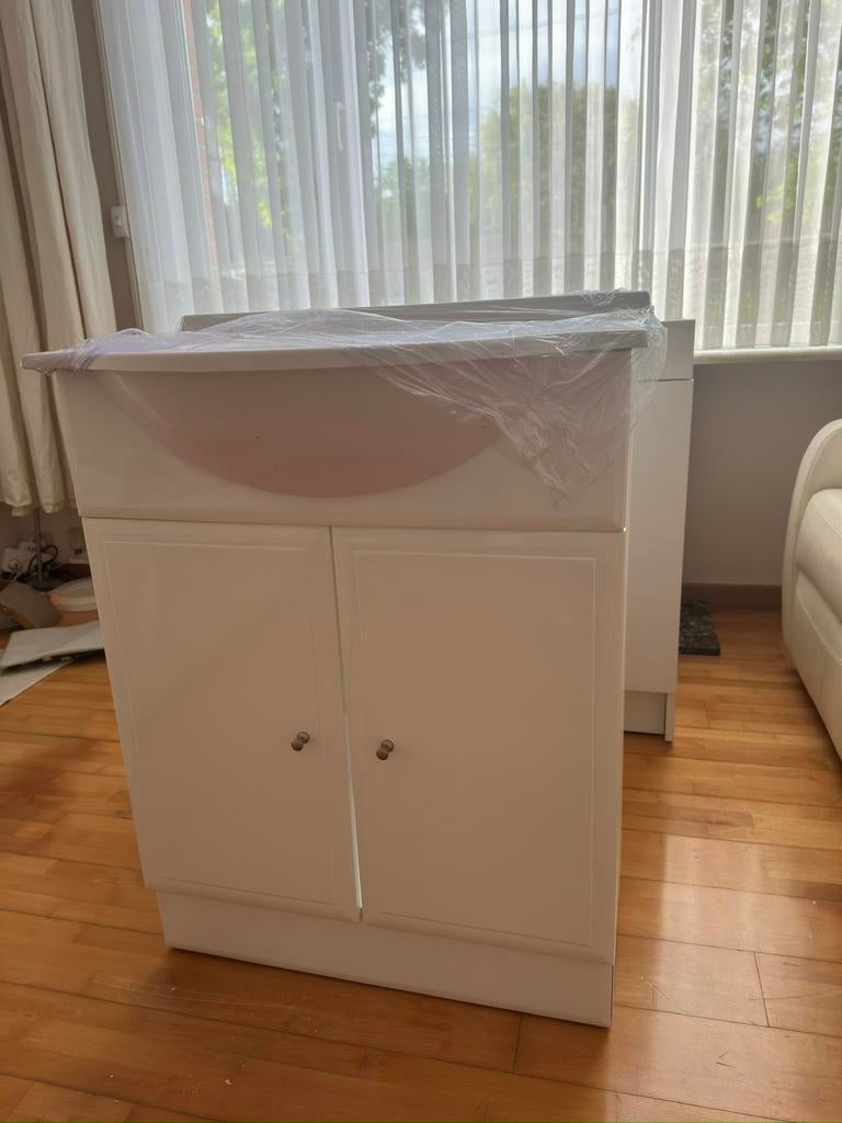 meuble vasque avec lavabo, Enlèvement, Neuf, Meuble lavabo