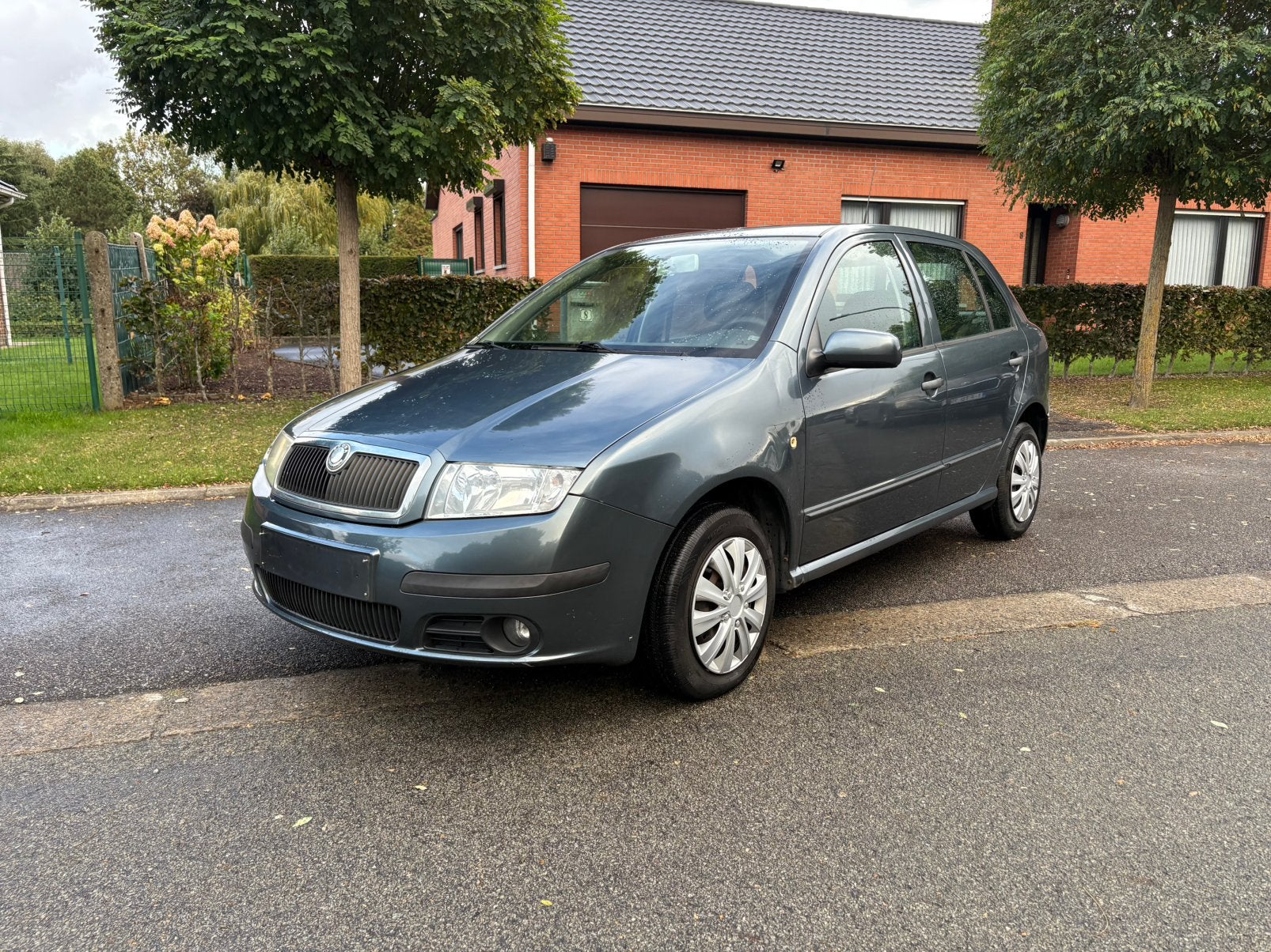🚗Škoda Fabia bwj 2006 - Diesel - airco ‼️, Voorwielaandrijving, Stof, Particulier, Zilver of Grijs