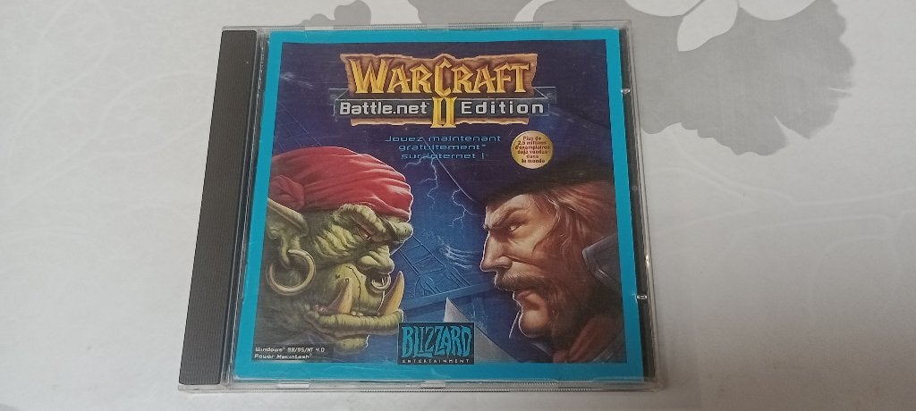 Warcraft 2 Battle Net Edition CD-hoesje voor pc-games FR, Ophalen of Verzenden, Platform