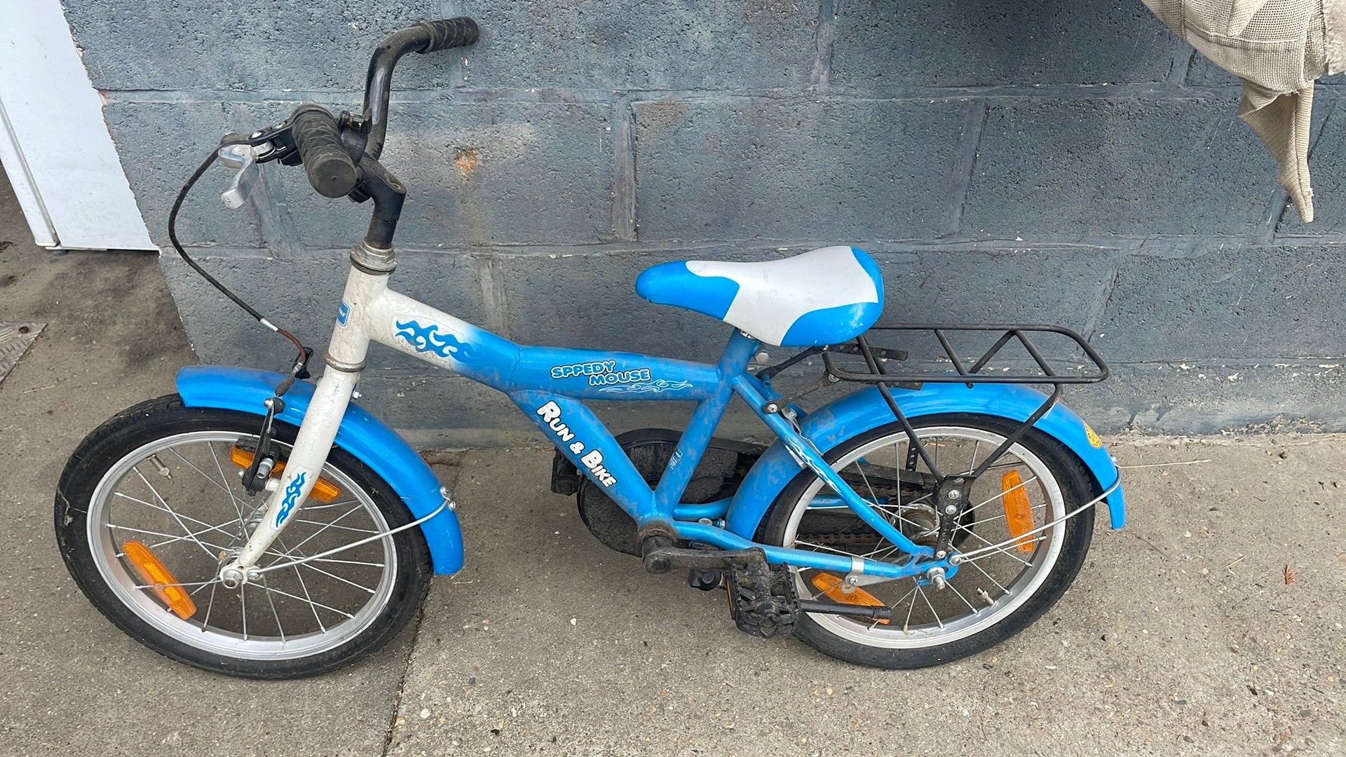 Kinderfiets, Ophalen, Gebruikt, Terugtraprem