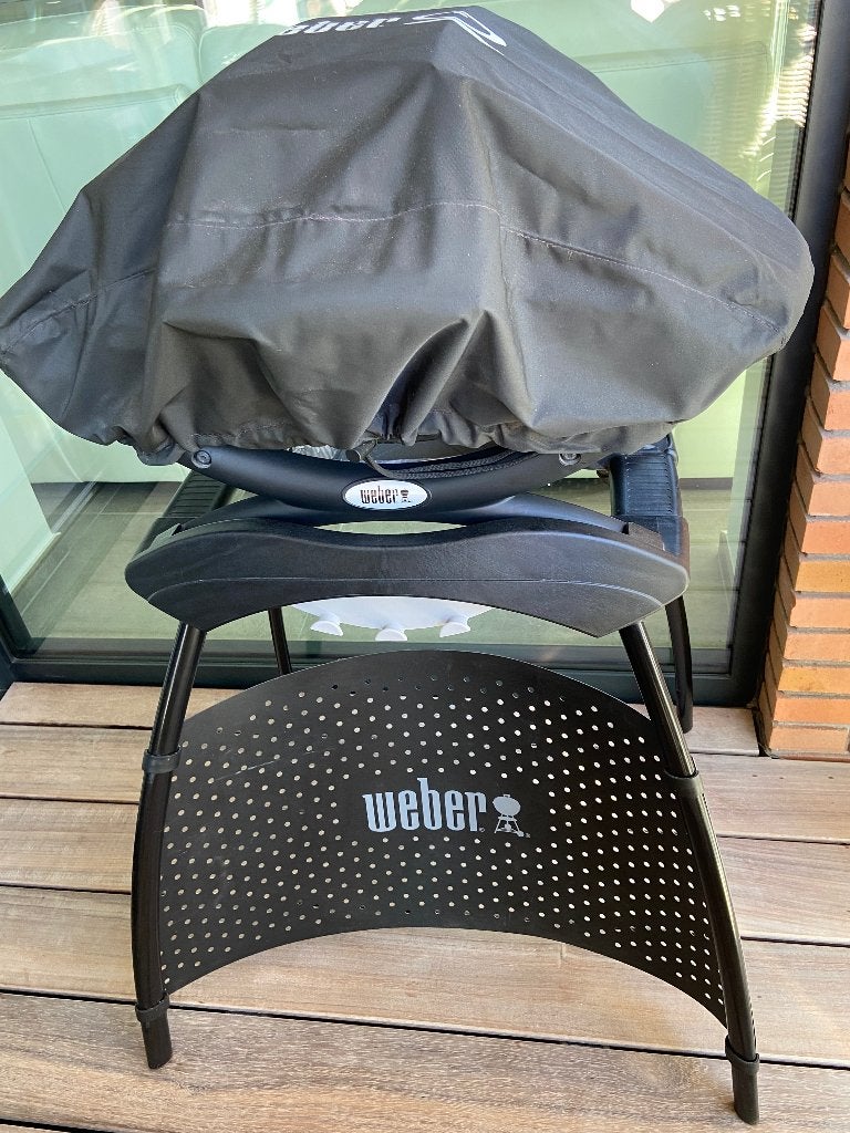 Electrische bbq weber, Tuin en Terras, Elektrische barbecues, Ophalen, Zo goed als nieuw, Weber