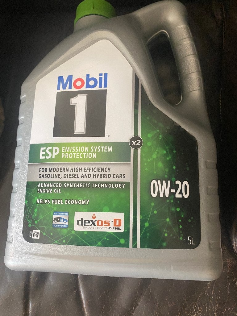 MOBIL 1 volsynthetisch motorolie 0W20 5ltr ESP X2, Ophalen