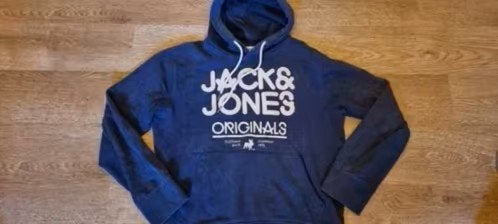 blauwe trui met kap Jack & Jones maat medium, Kleding | Heren, Truien en Vesten, Jack&Jones, Ophalen of Verzenden, Gedragen, Maat 48/50 (M)