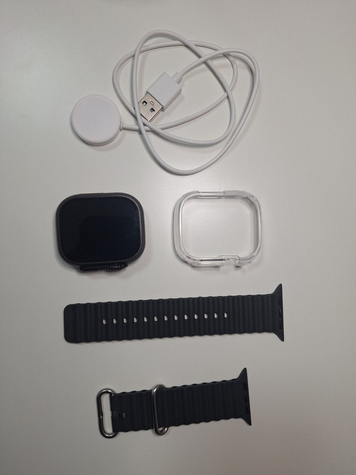 Montre connectée Smartwatch Ultra 49mm – Quasi neuve, Enlèvement, Comme neuf