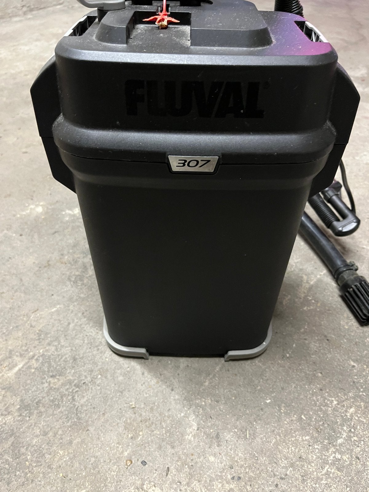 Fluval 307 extern aquariumfilter - functioneel, Dieren en Toebehoren, Zo goed als nieuw, Fluval, Filter, Inclusief slangen