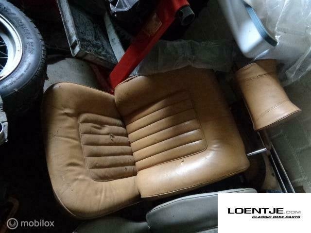 creme leren voorstoel BMW e3 2500 2800 3.0 3.3li, Gebruikt, Ophalen of Verzenden, BMW, BMW