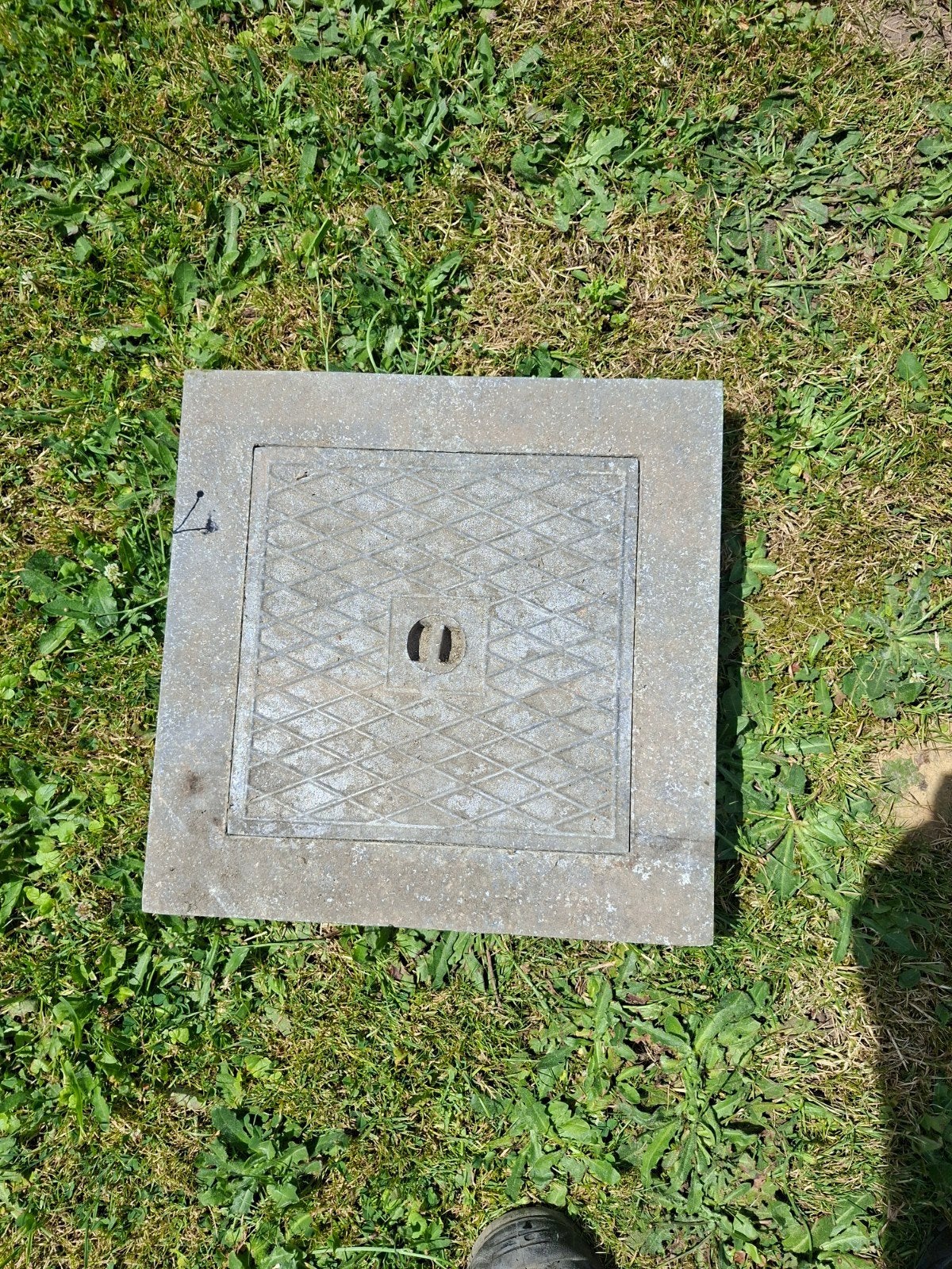 Aluminium putdeksel 40/40, Ophalen