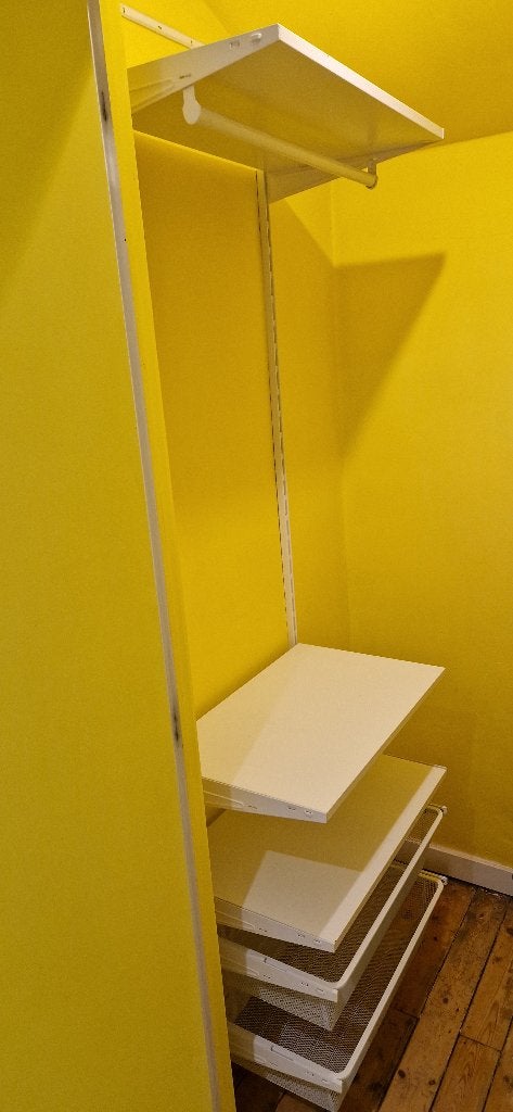 BOAXEL Kledingkastcombinatie, wit, 62x40x201 cm, Ophalen, Zo goed als nieuw