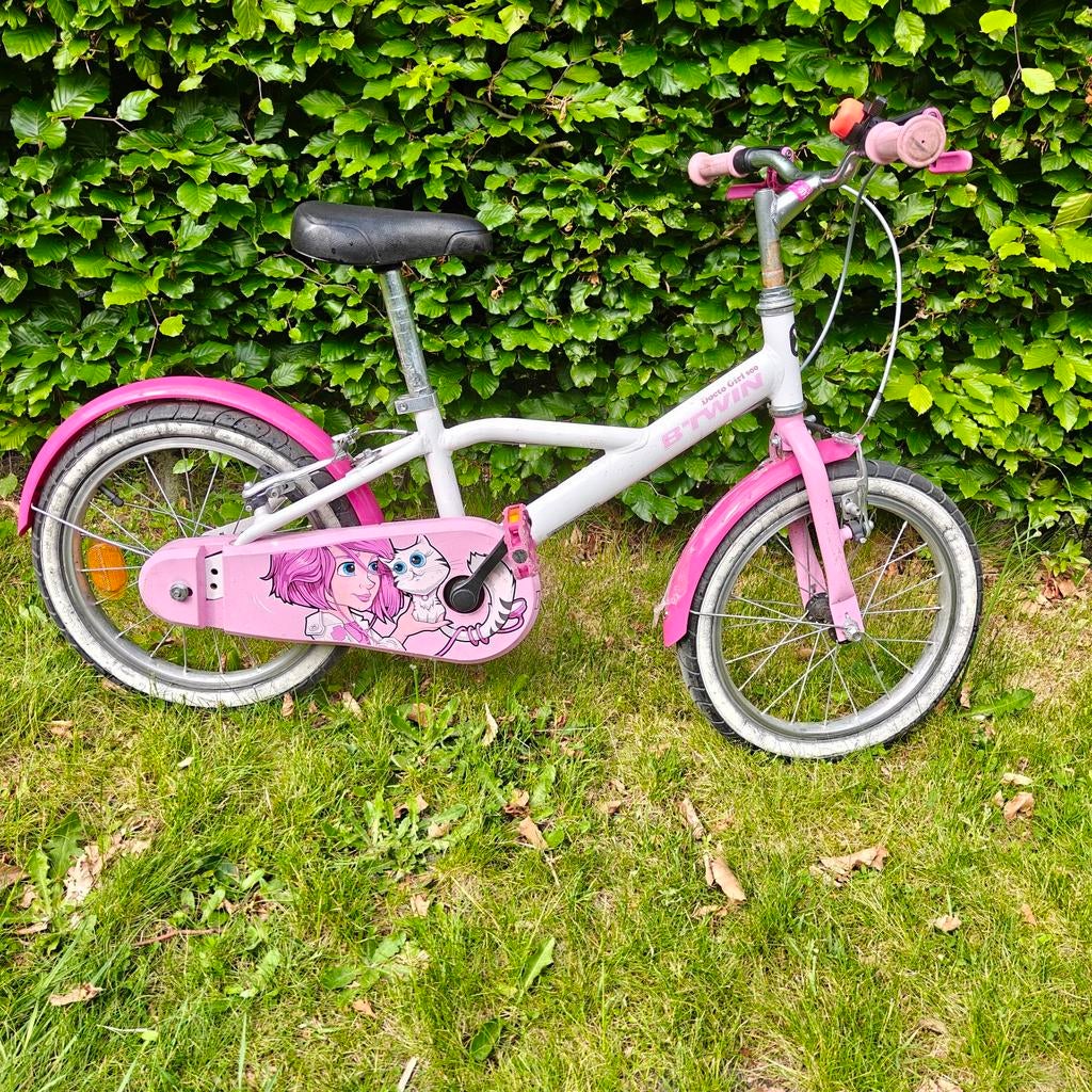 Mooie kinderfiets, Fietsen en Brommers, Fietsen | Kinderfietsjes, Ophalen, Velgrem, B-Twin, 16 tot 20 inch