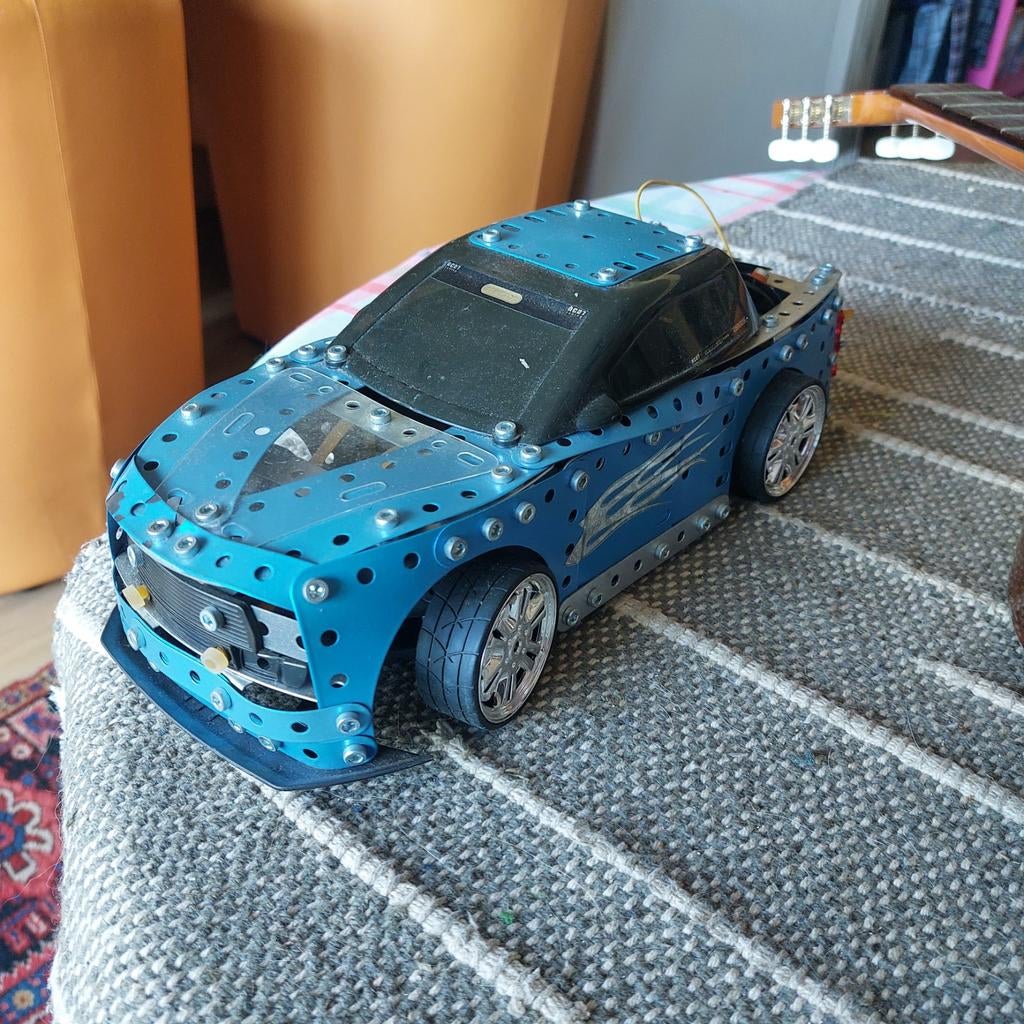 Bleu racer Meccano geen afstandsbesturing bij, Enlèvement, Voiture
