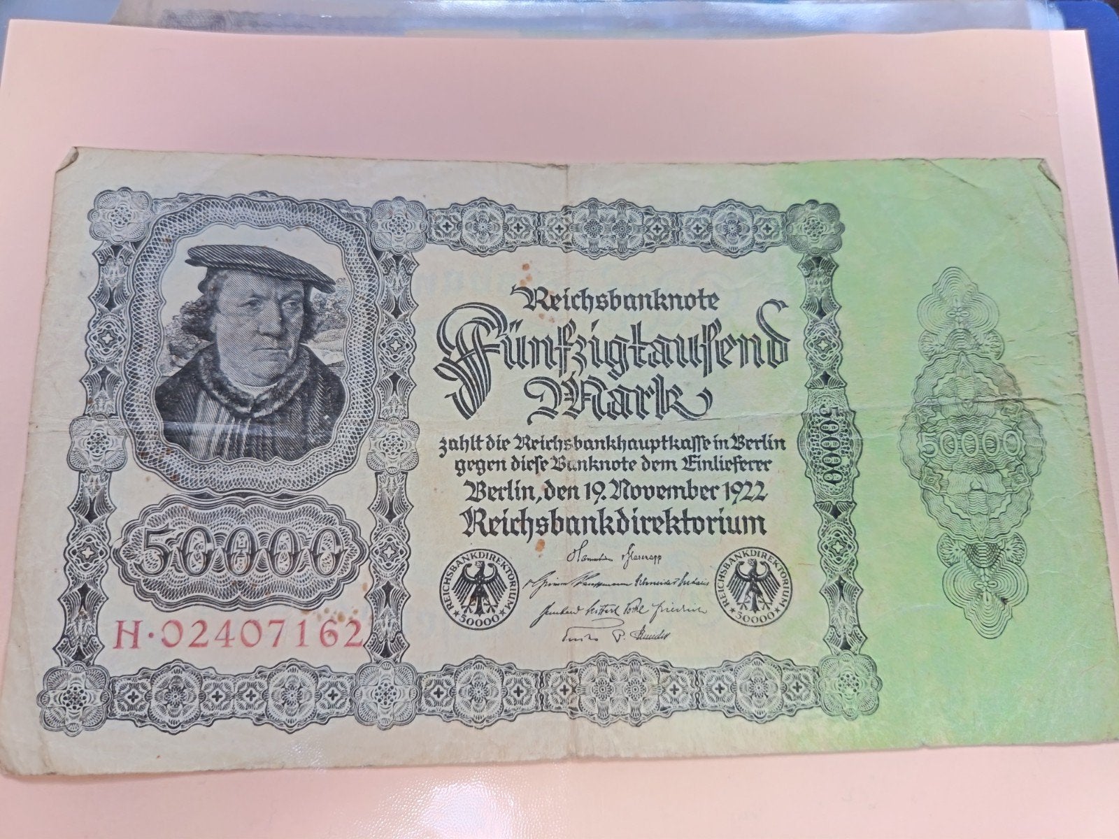 Ancien billet (2), Enlèvement ou Envoi