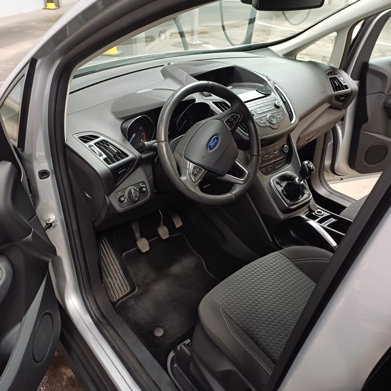 5 deurs C-Max ford.maar 13400km,benzine,reserve band,, Argent ou Gris, Achat, 5 portes, 5 places