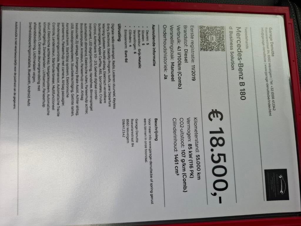 Mercedes 180 cdi, Computers en Software, Ophalen, Zo goed als nieuw