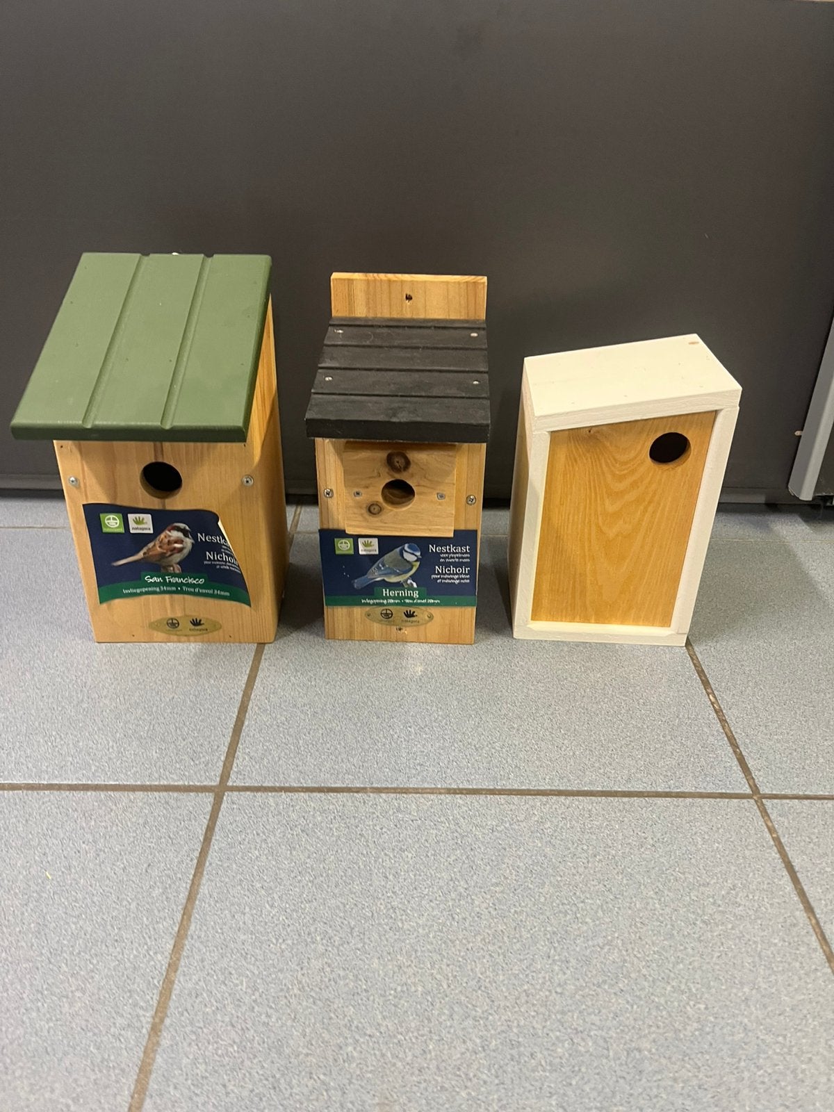 Vogelhuisjes gratis, Enlèvement, Comme neuf