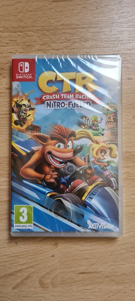Crash Team Racing Nitro-Fueled (NIEUW nog in verpakking), Consoles de jeu & Jeux vidéo, Enlèvement ou Envoi, Neuf, Course et Pilotage