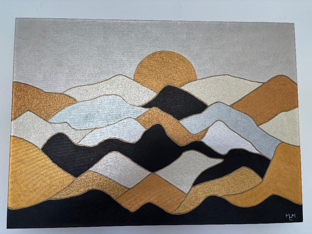 acryliques sur toile, Hobby & Loisirs créatifs, Peinture, Enlèvement, Comme neuf, Peinture acrylique
