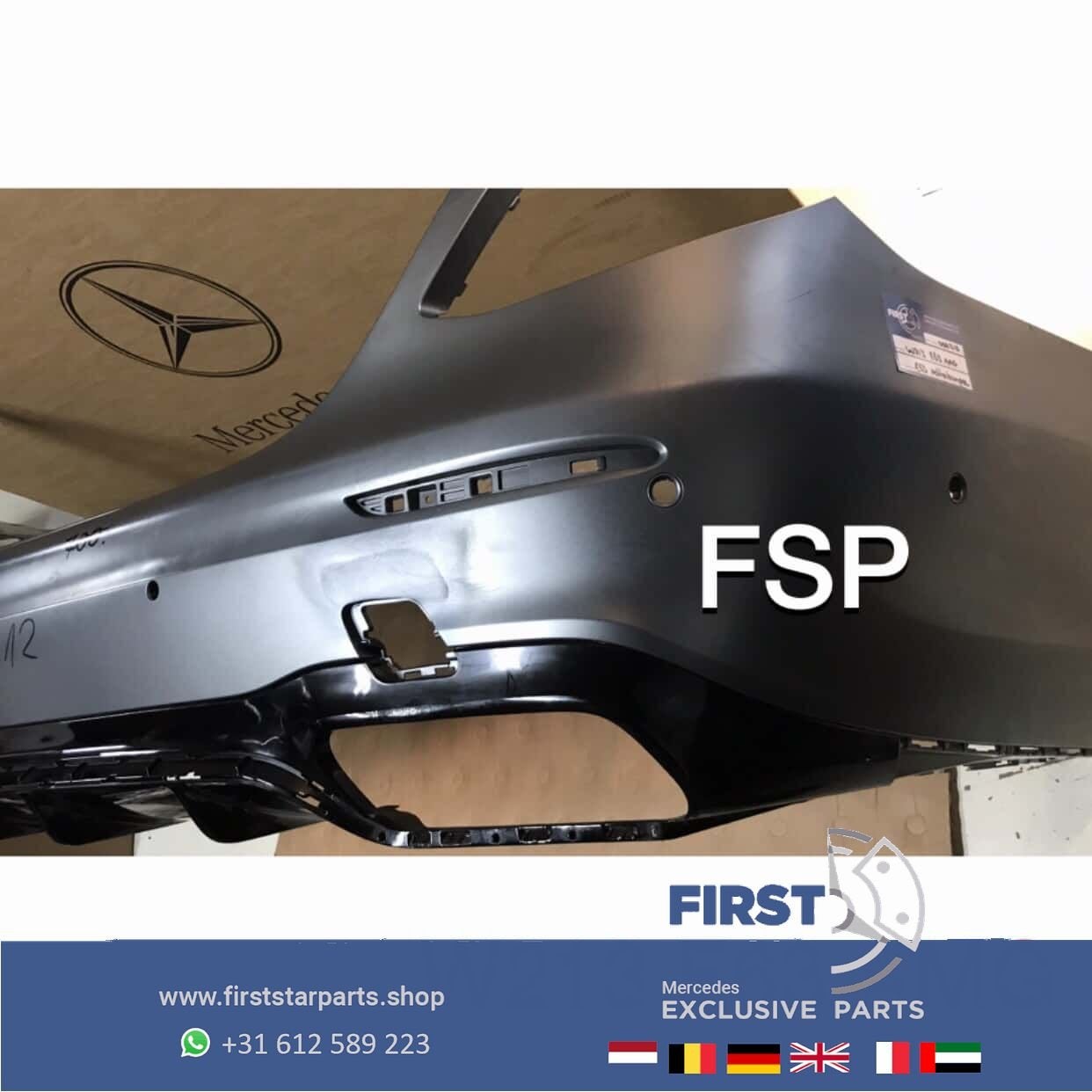 W213 E63 AMG ACHTERBUMPER Mercedes E Klasse 2016-2022 ORIGIN, Gebruikt, -, Ophalen of Verzenden, Achter