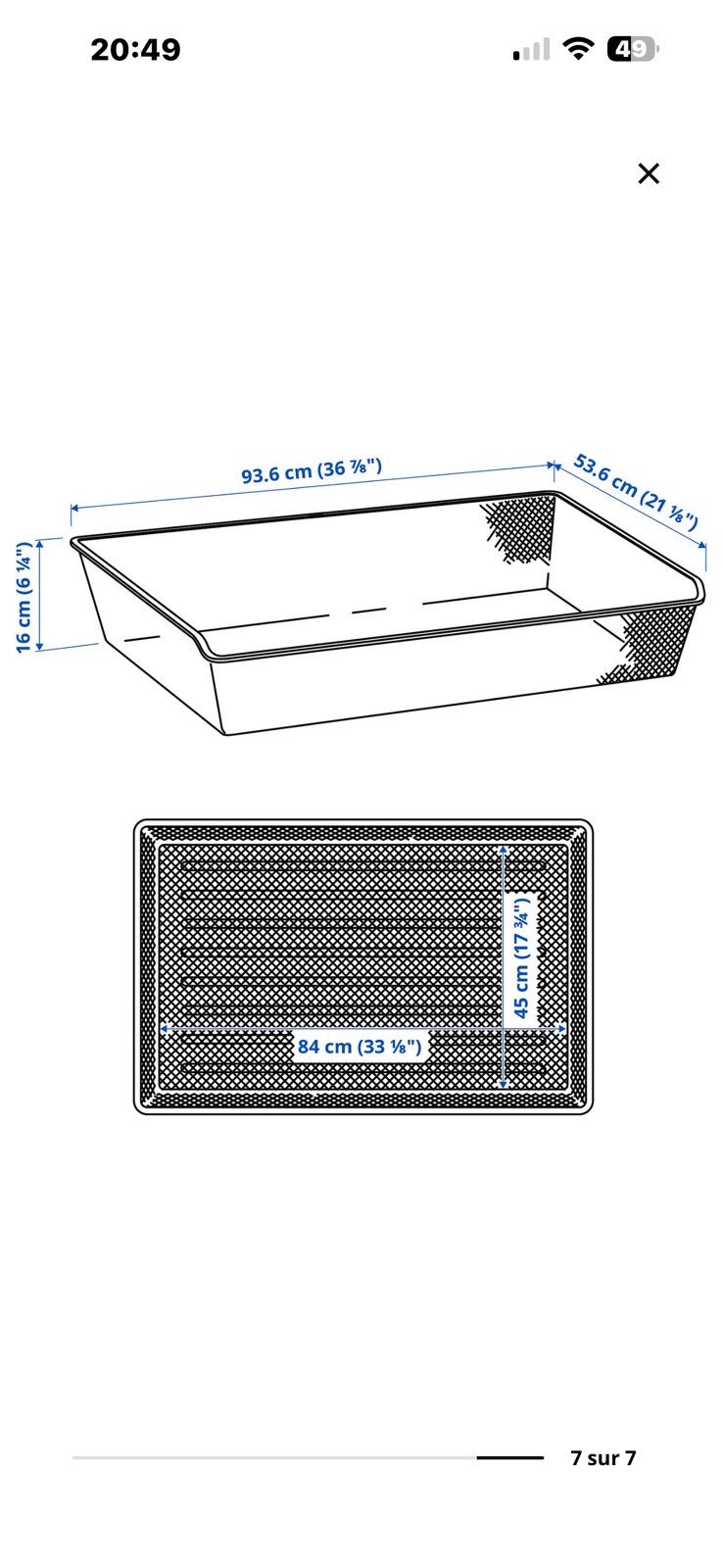 Panier ikea 2 paire, Maison & Meubles, Armoires | Casiers, Enlèvement, Comme neuf