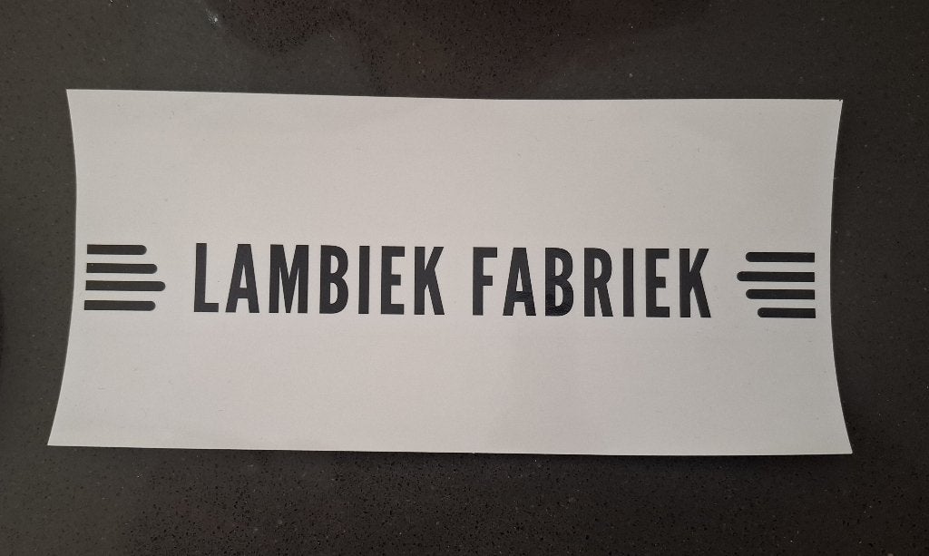Sticker Lambiek Fabriek, Verzamelen, Ophalen of Verzenden, Nieuw, Overige typen, Overige merken
