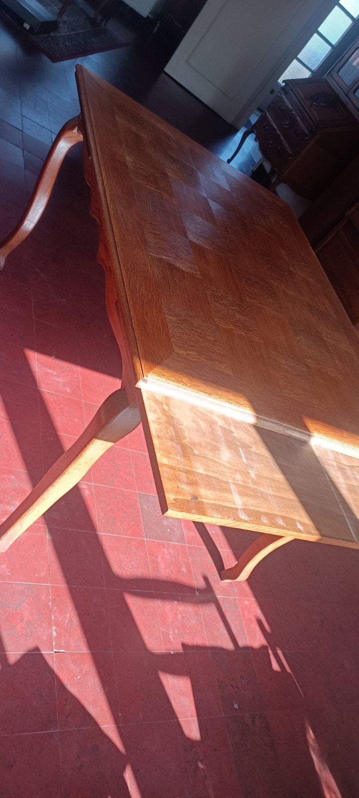 Table de salle à manger en chêne, Enlèvement