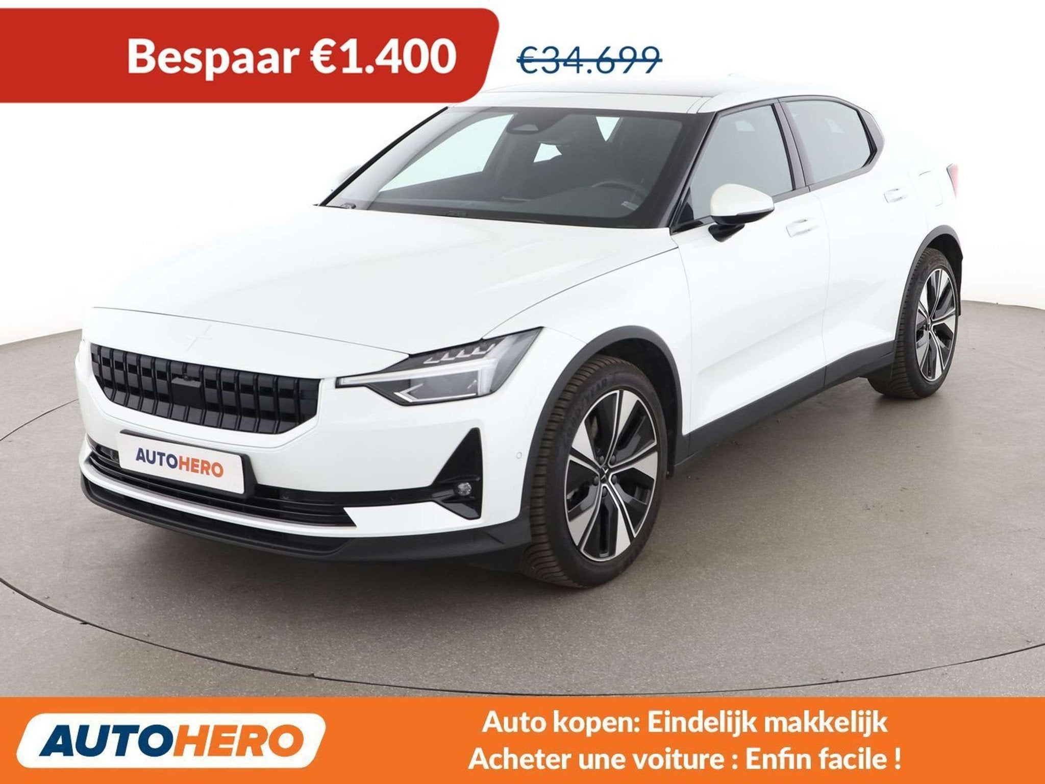 Polestar 2 Long Range Dual (bj 2023, automaat), Auto's, Automaat, Polestar 2, Stof, Gebruikt