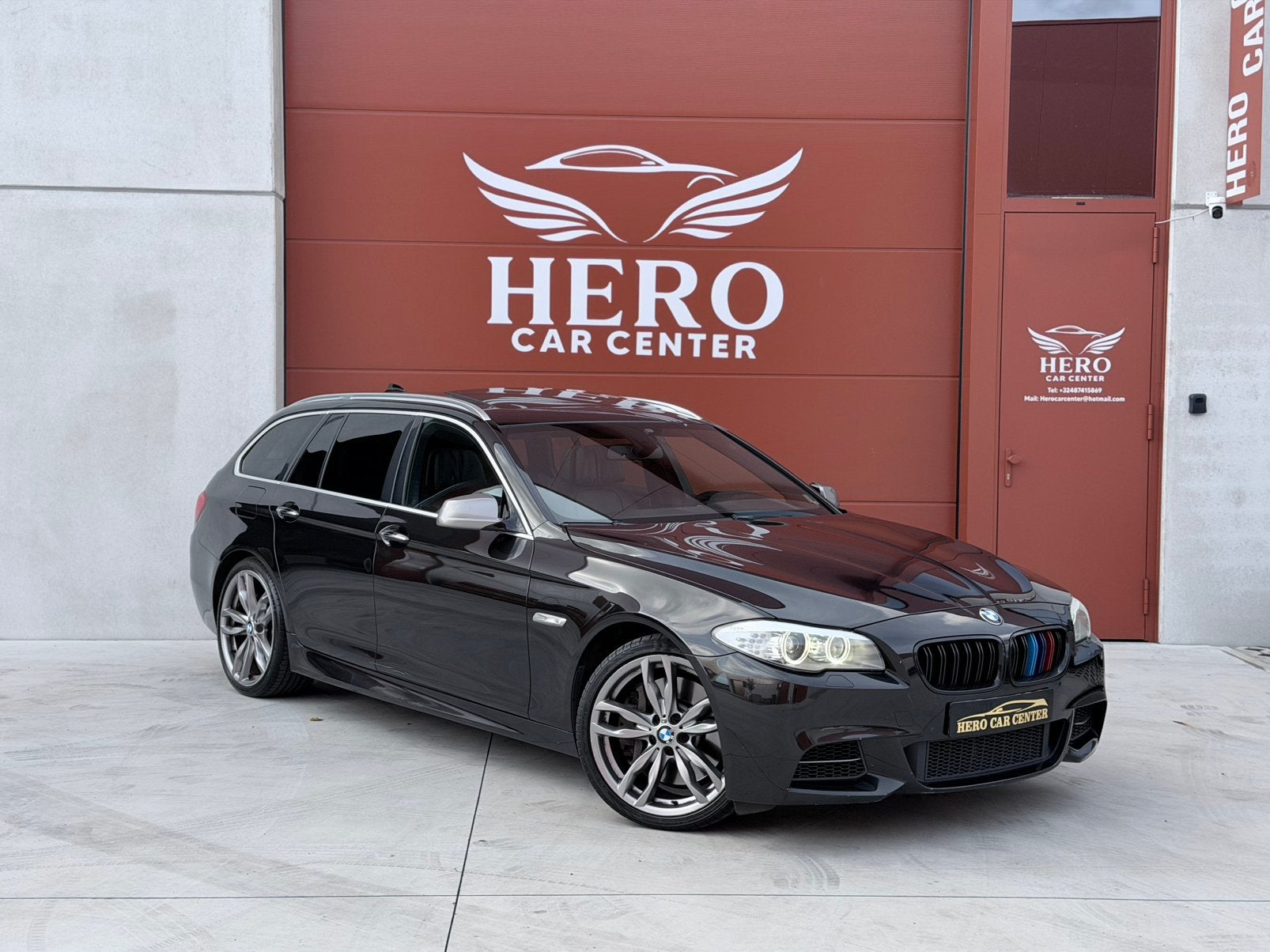 BMW M550d 381pk X-Drive Touring - 1ste eigenaar - Euro 6 !, Automaat, 139 g/km, Euro 6, Bruin