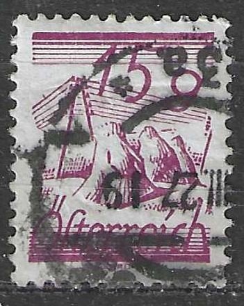 Autriche 1925/1927 - Yvert 339 - Meules de foin - 15 g (ST), Envoi, Affranchi